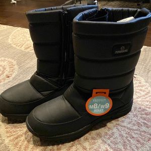 Magellan black winter boots. New with tags. Mens 8/womens 9